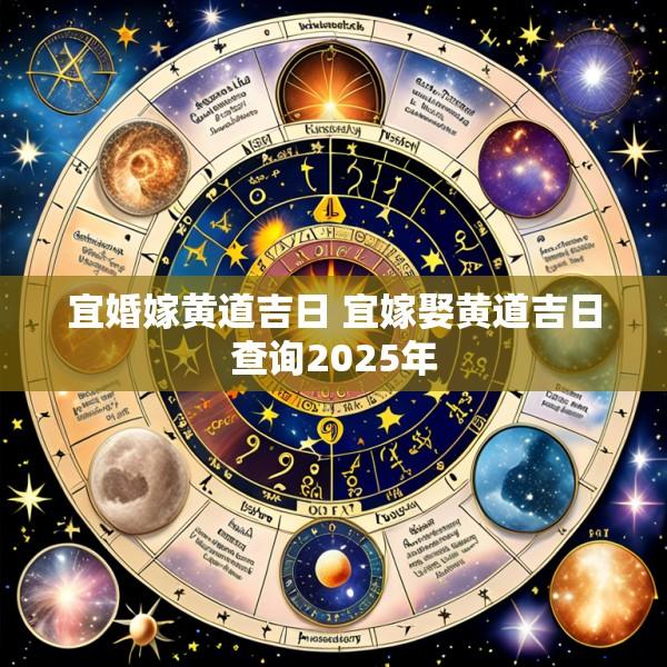 宜婚嫁黄道吉日 宜嫁娶黄道吉日查询2025年