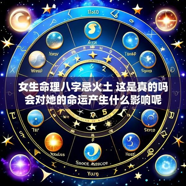女生命理八字忌火土 这是真的吗会对她的命运产生什么影响呢