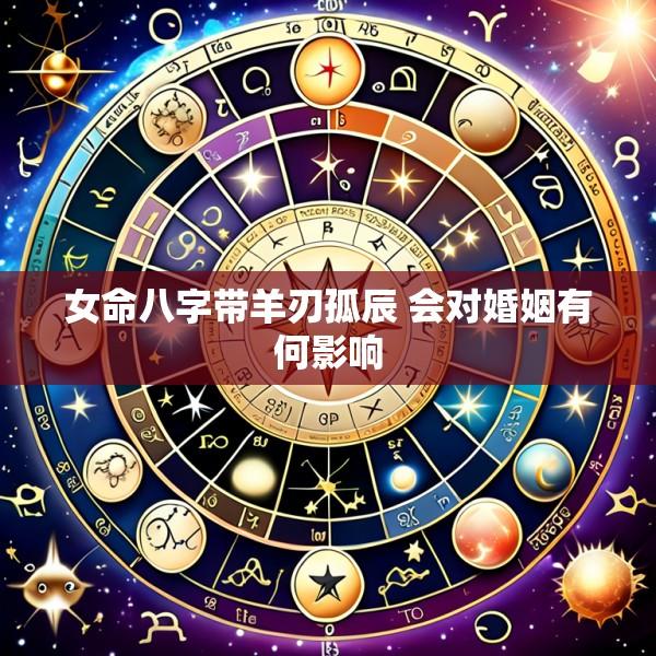 女命八字带羊刃孤辰 会对婚姻有何影响