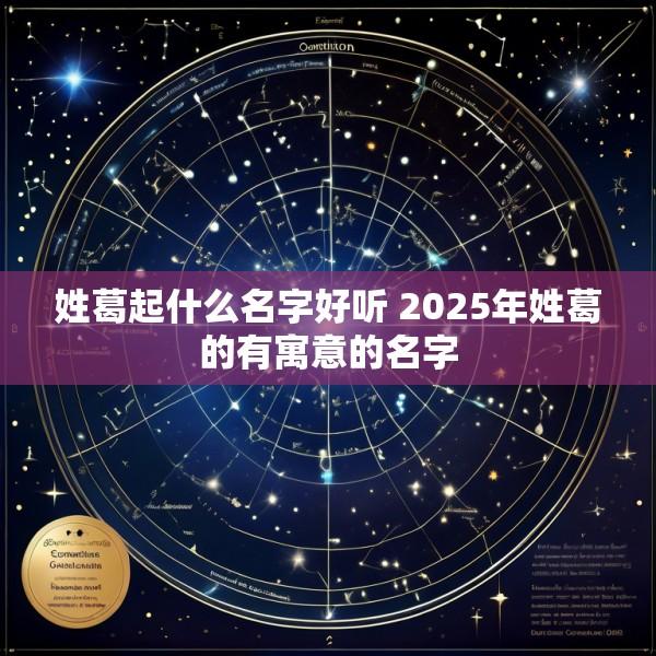 姓葛起什么名字好听 2025年姓葛的有寓意的名字