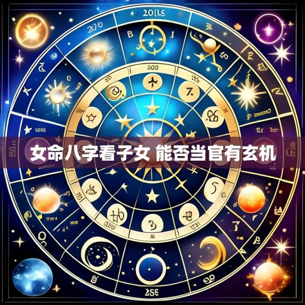 女命八字看子女 能否当官有玄机