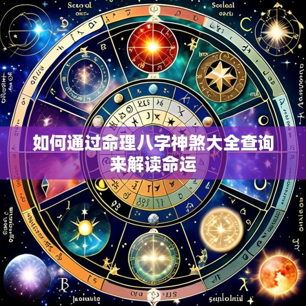 如何通过命理八字神煞大全查询来解读命运