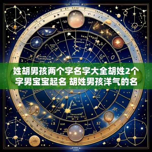 姓胡男孩两个字名字大全胡姓2个字男宝宝起名 胡姓男孩洋气的名字二个字的