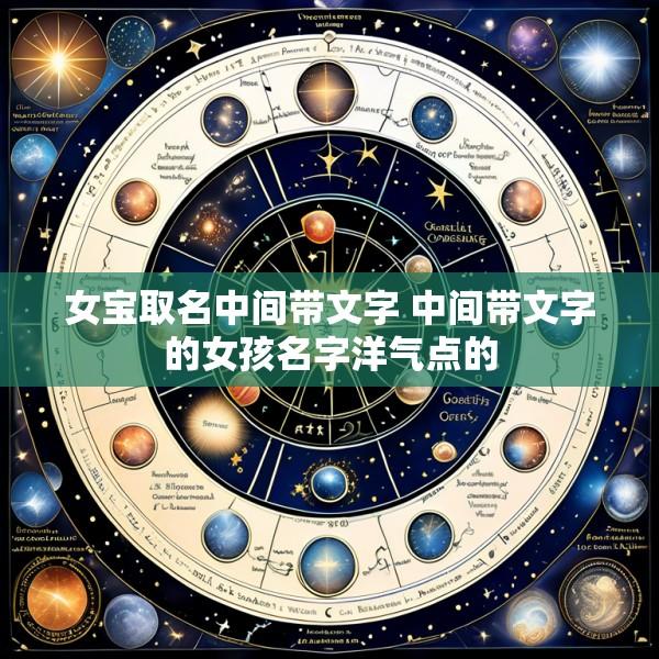 女宝取名中间带文字 中间带文字的女孩名字洋气点的