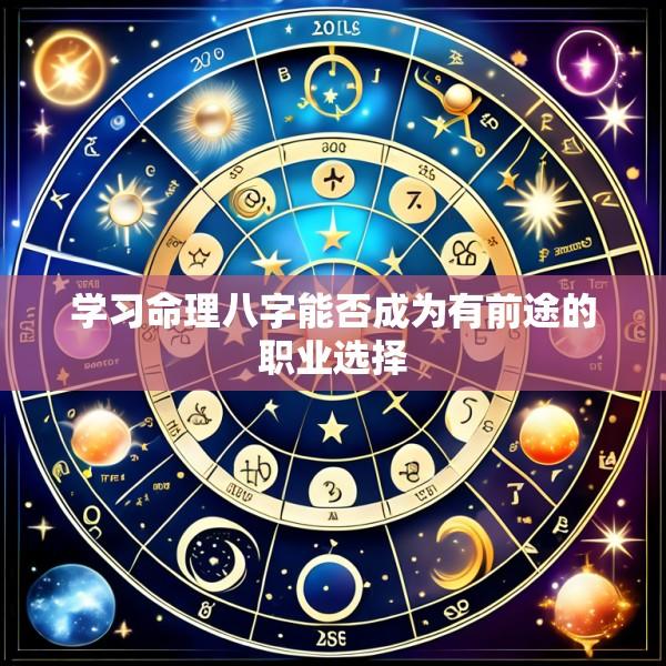 学习命理八字能否成为有前途的职业选择