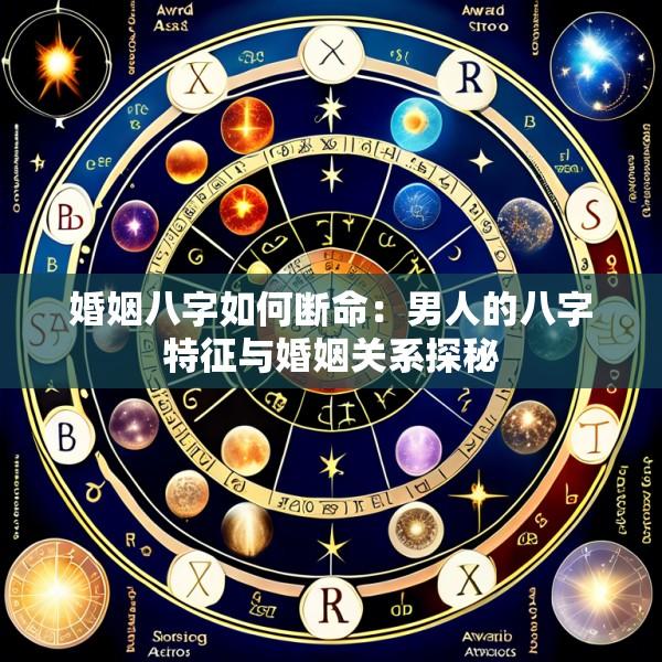 婚姻八字如何断命：男人的八字特征与婚姻关系探秘