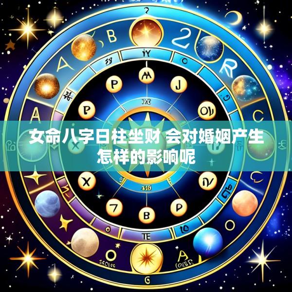 女命八字日柱坐财 会对婚姻产生怎样的影响呢