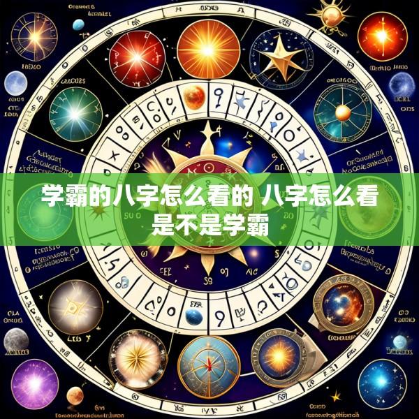 学霸的八字怎么看的 八字怎么看是不是学霸