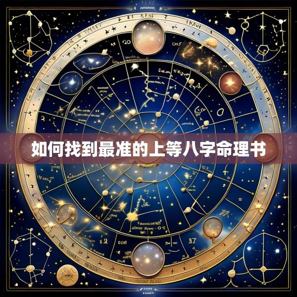 如何找到最准的上等八字命理书