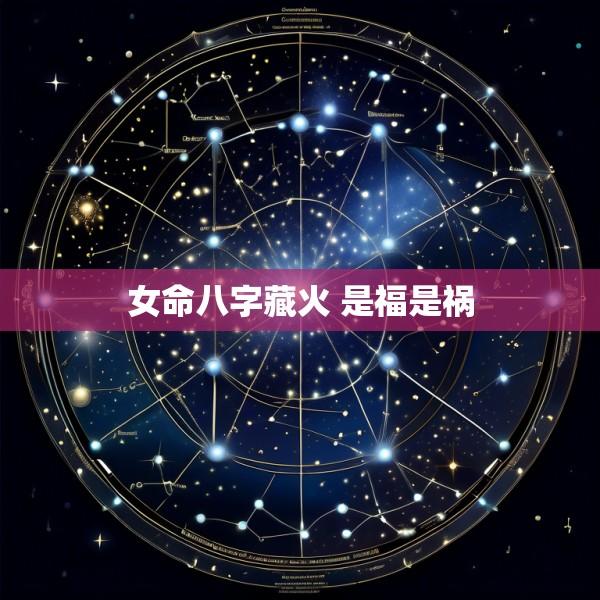 女命八字藏火 是福是祸