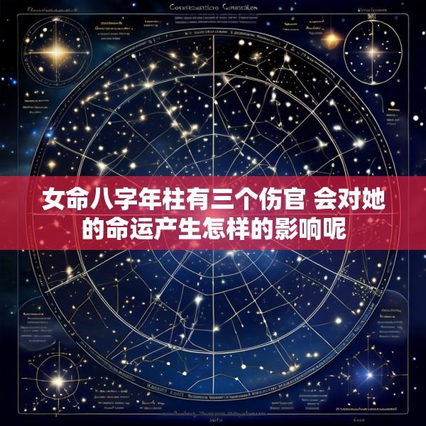女命八字年柱有三个伤官 会对她的命运产生怎样的影响呢