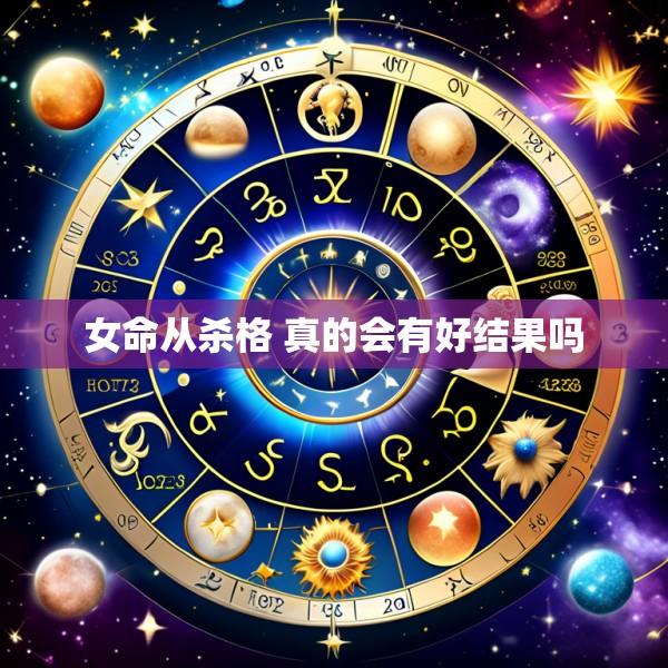 女命从杀格 真的会有好结果吗
