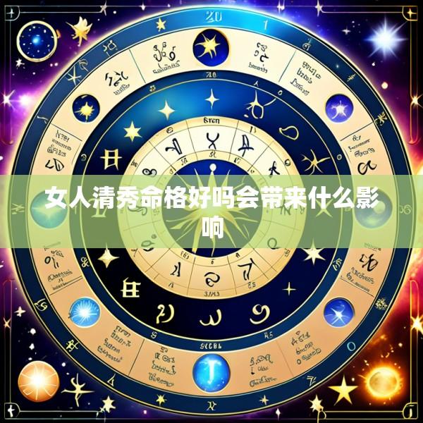 女人清秀命格好吗会带来什么影响