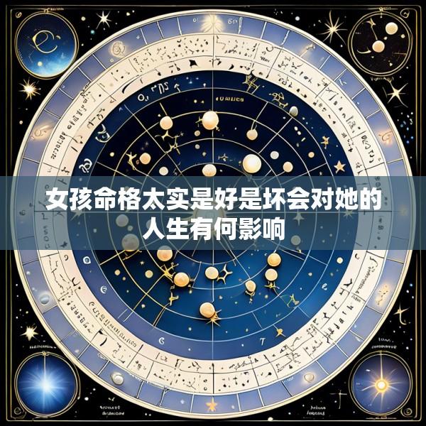 女孩命格太实是好是坏会对她的人生有何影响