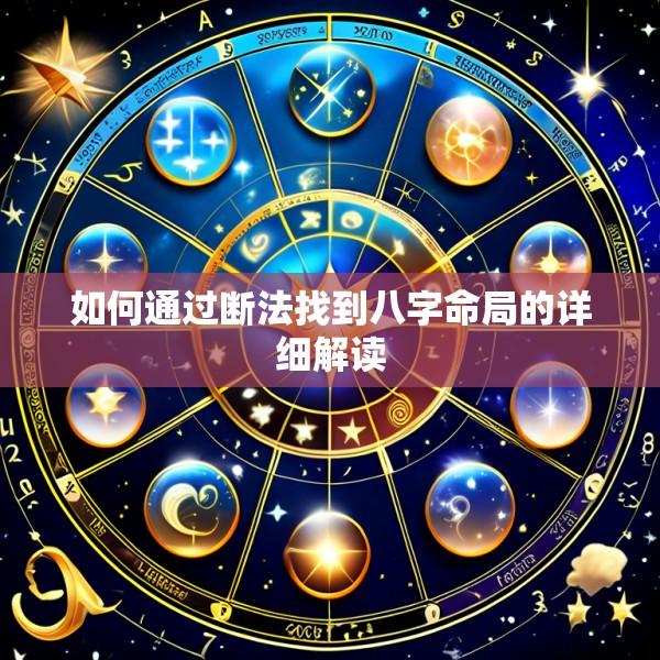 如何通过断法找到八字命局的详细解读