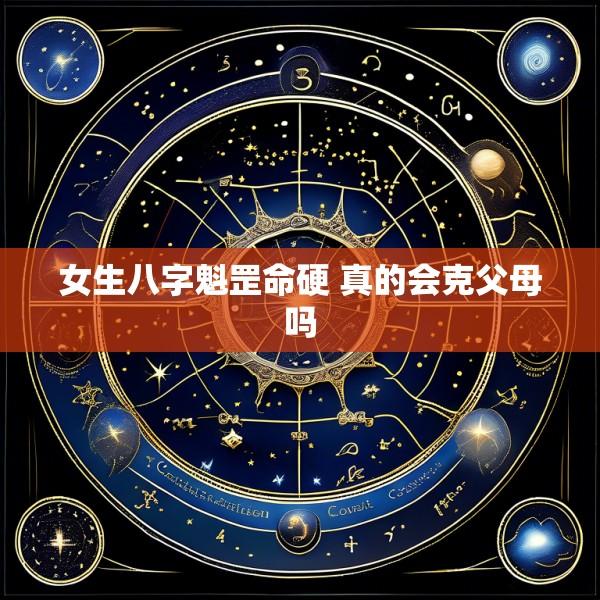 女生八字魁罡命硬 真的会克父母吗