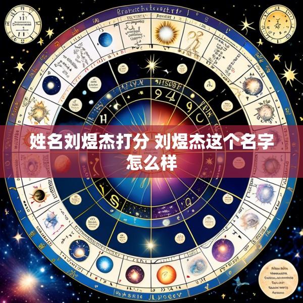 姓名刘煜杰打分 刘煜杰这个名字怎么样