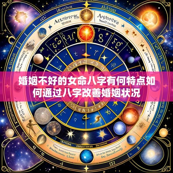 婚姻不好的女命八字有何特点如何通过八字改善婚姻状况
