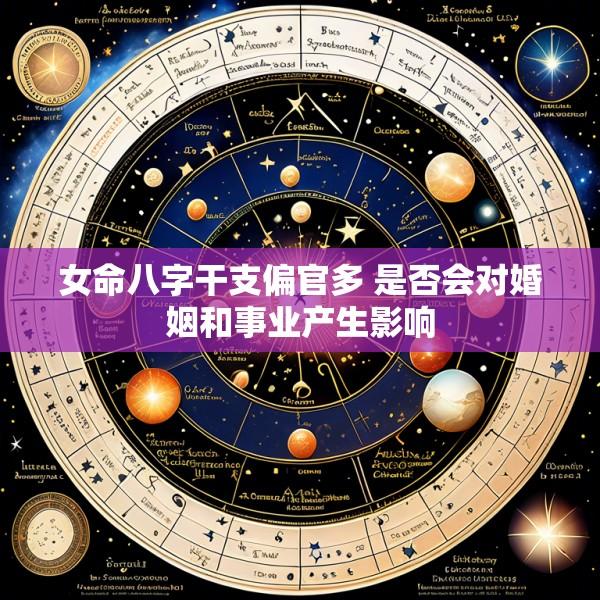 女命八字干支偏官多 是否会对婚姻和事业产生影响