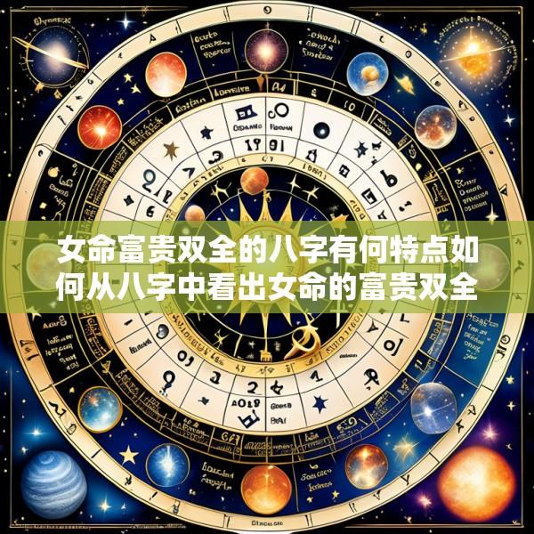 女命富贵双全的八字有何特点如何从八字中看出女命的富贵双全