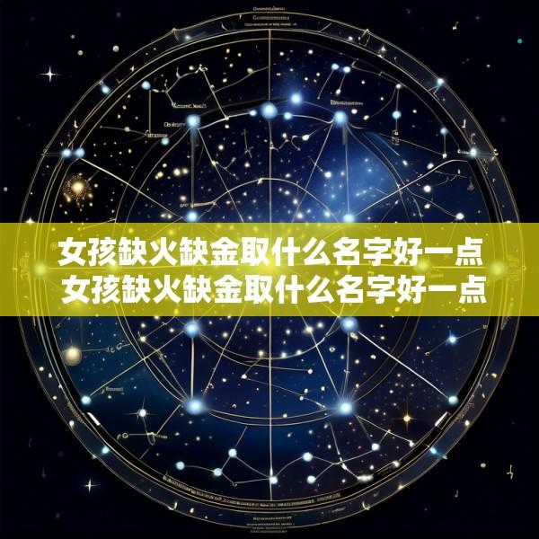 女孩缺火缺金取什么名字好一点 女孩缺火缺金取什么名字好一点呢