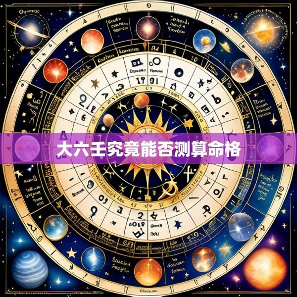 大六壬究竟能否测算命格