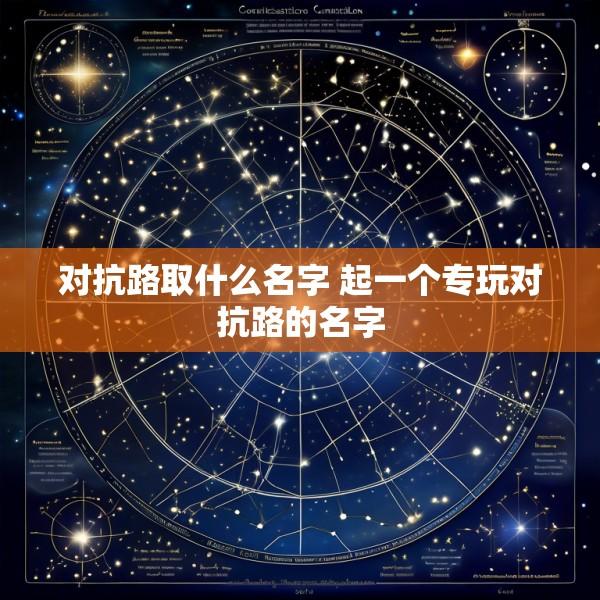 对抗路取什么名字 起一个专玩对抗路的名字