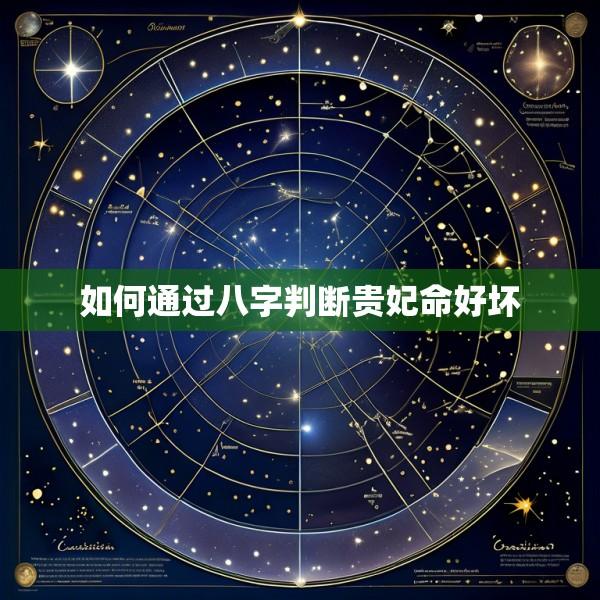 如何通过八字判断贵妃命好坏