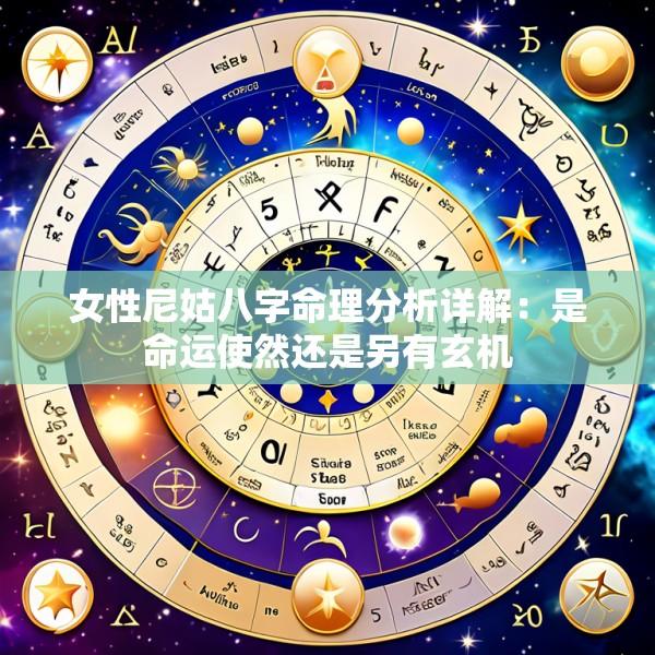 女性尼姑八字命理分析详解：是命运使然还是另有玄机
