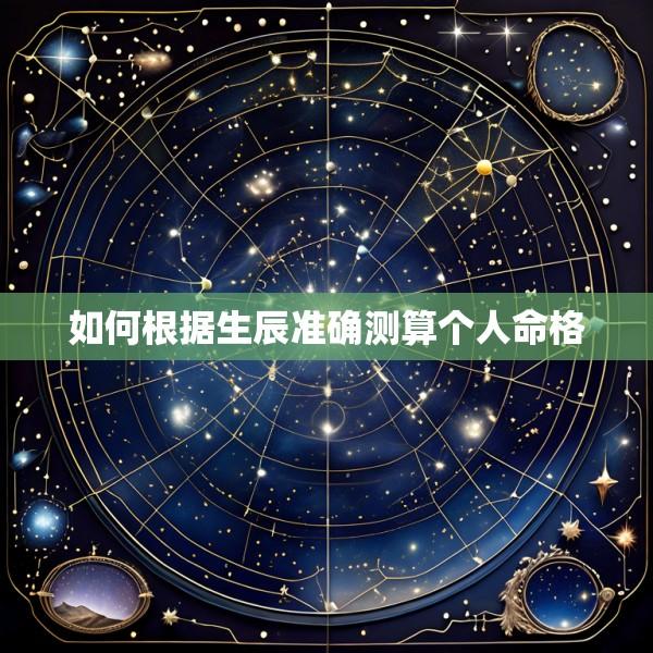 如何根据生辰准确测算个人命格