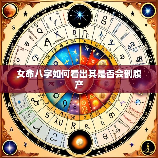 女命八字如何看出其是否会剖腹产