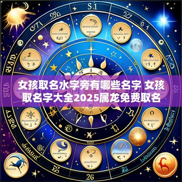 女孩取名水字旁有哪些名字 女孩取名字大全2025属龙免费取名