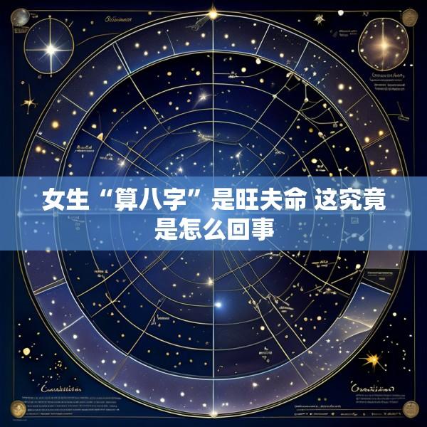 女生“算八字”是旺夫命 这究竟是怎么回事