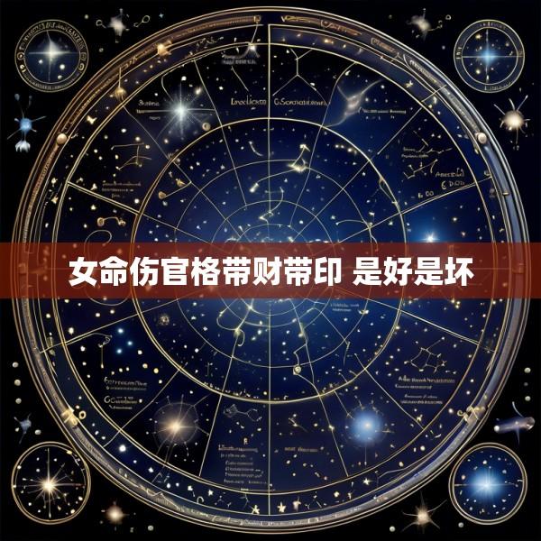 女命伤官格带财带印 是好是坏