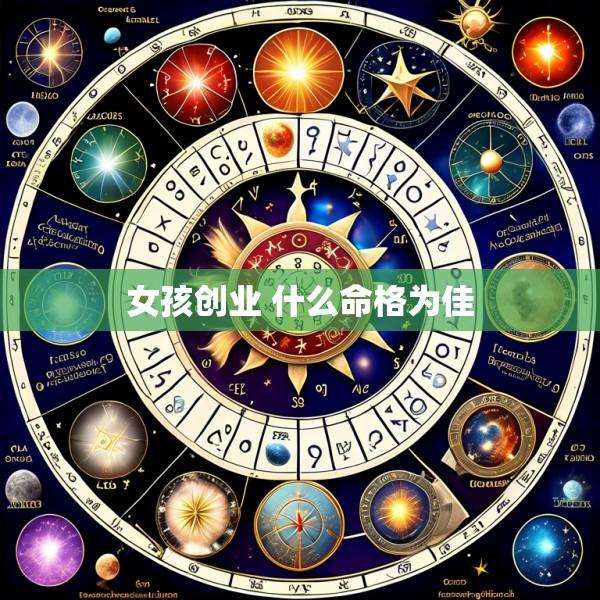 女孩创业 什么命格为佳