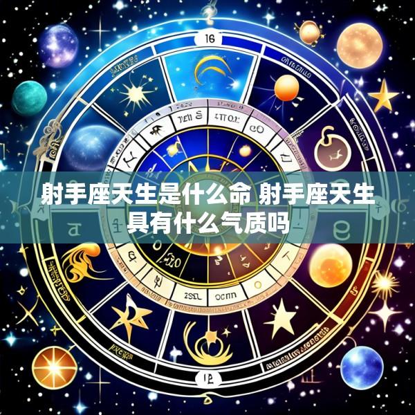 射手座天生是什么命 射手座天生具有什么气质吗