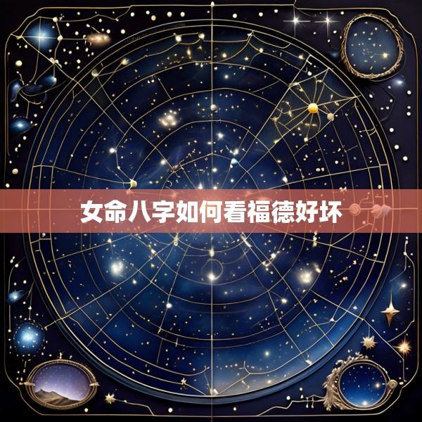 女命八字如何看福德好坏