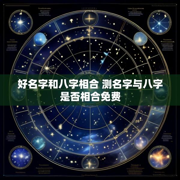 好名字和八字相合 测名字与八字是否相合免费
