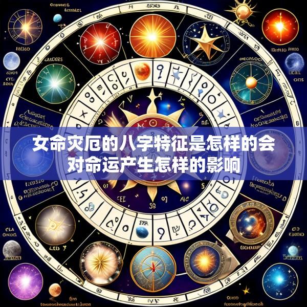 女命灾厄的八字特征是怎样的会对命运产生怎样的影响