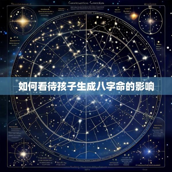 如何看待孩子生成八字命的影响