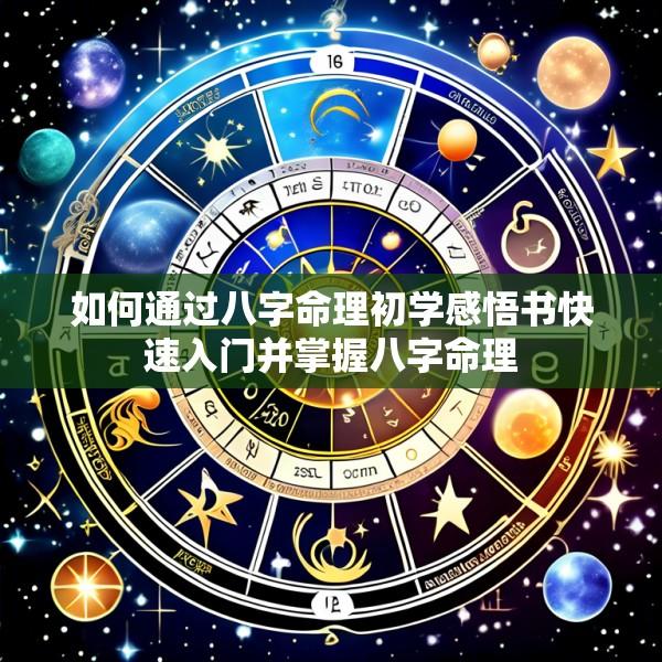 如何通过八字命理初学感悟书快速入门并掌握八字命理