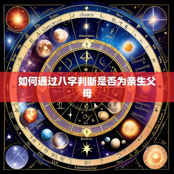 如何通过八字判断是否为亲生父母