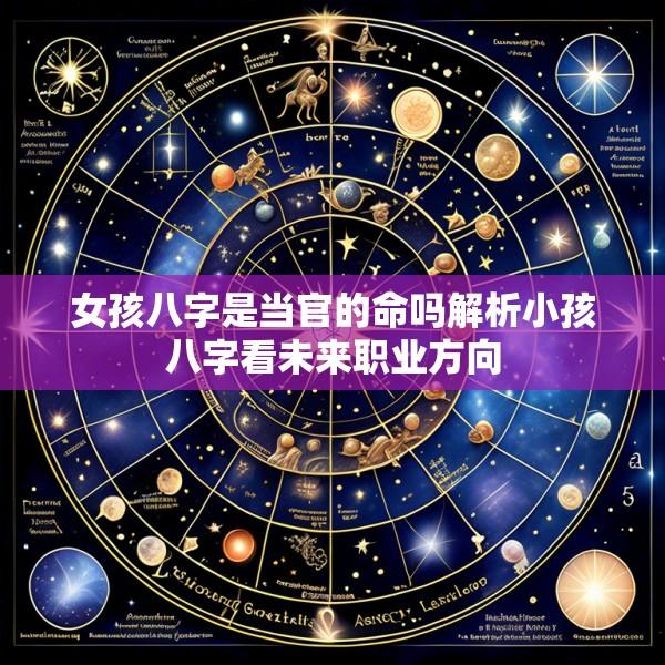 女孩八字是当官的命吗解析小孩八字看未来职业方向