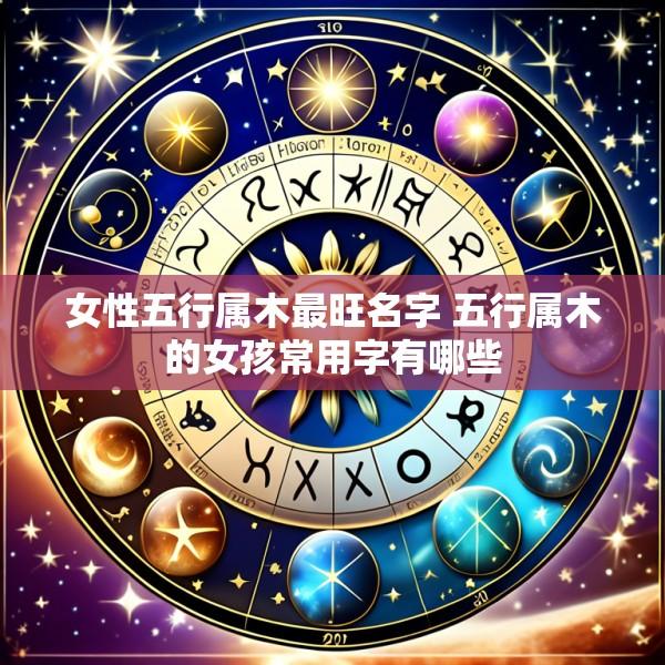 女性五行属木最旺名字 五行属木的女孩常用字有哪些