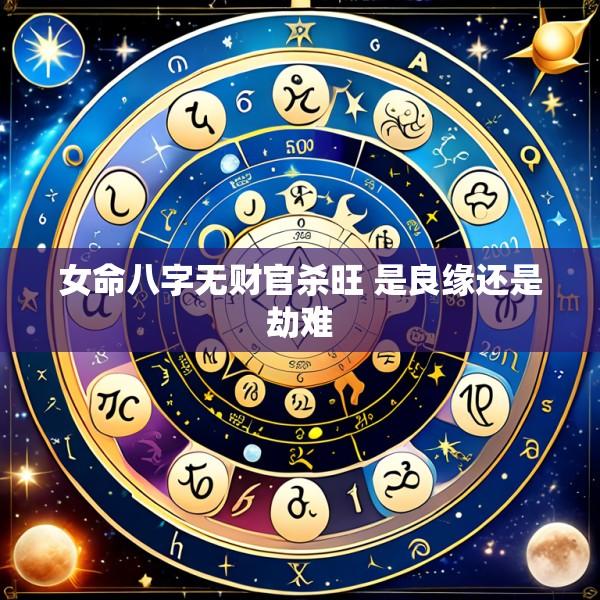 女命八字无财官杀旺 是良缘还是劫难