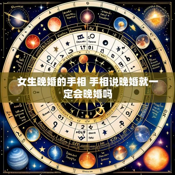 女生晚婚的手相 手相说晚婚就一定会晚婚吗