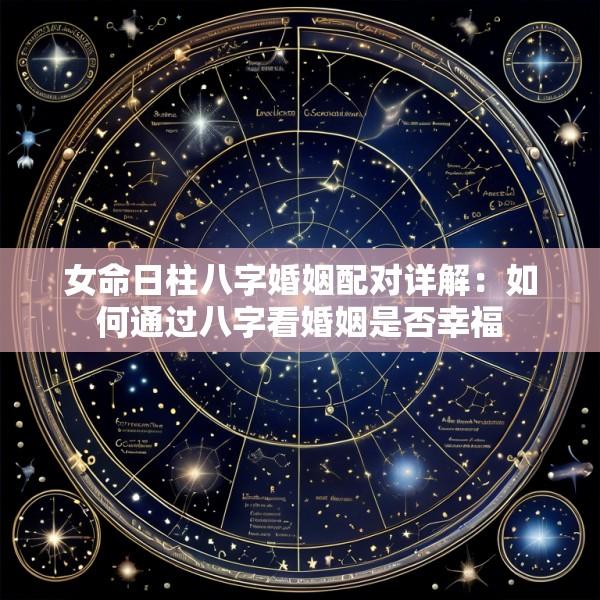 女命日柱八字婚姻配对详解:如何通过八字看婚姻是否幸福