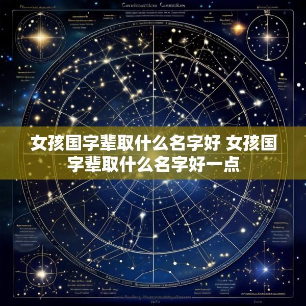 女孩国字辈取什么名字好 女孩国字辈取什么名字好一点