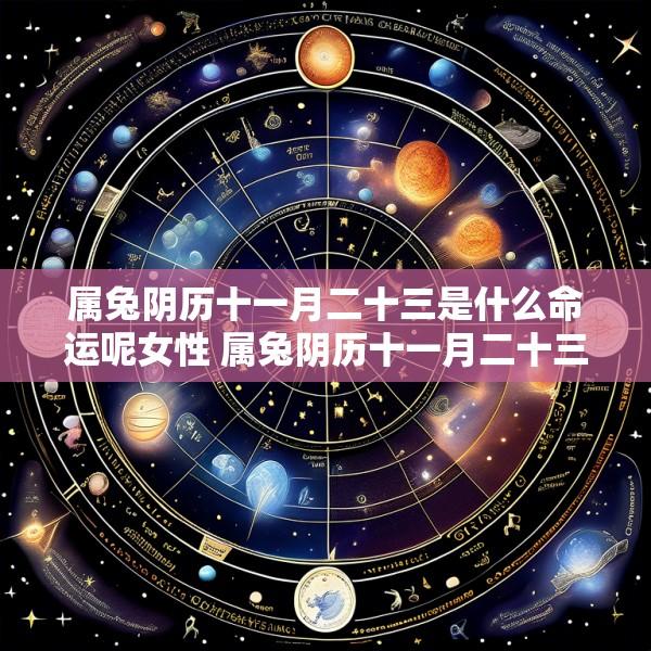 属兔阴历十一月二十三是什么命运呢女性 属兔阴历十一月二十三是什么命运呢女性怎么样