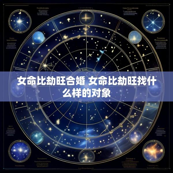 女命比劫旺合婚 女命比劫旺找什么样的对象